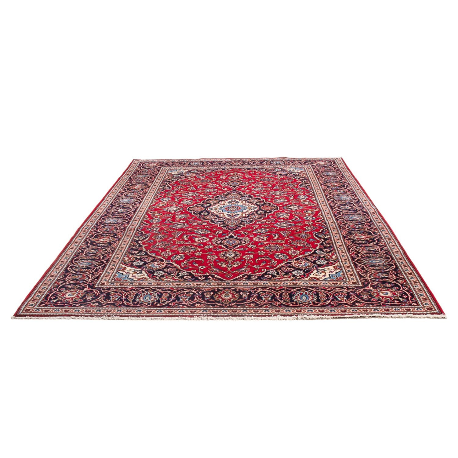 Alfombra persa - Keshan - 289 x 200 cm - rojo
