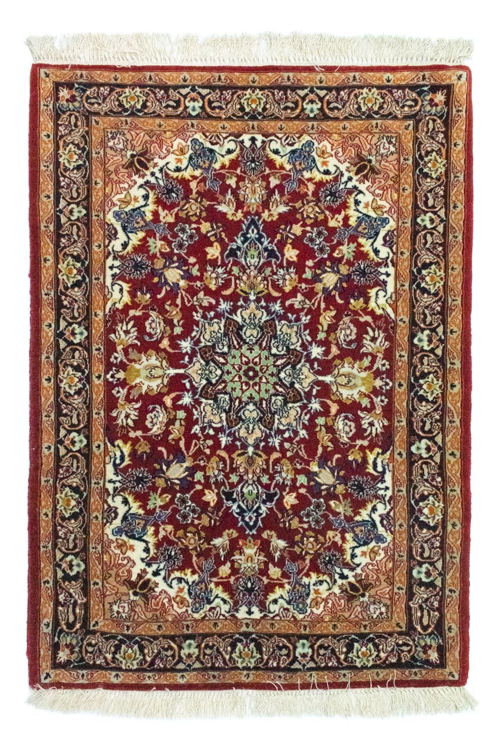Alfombra Persa - Isfahan - Prima - 99 x 71 cm - rojo