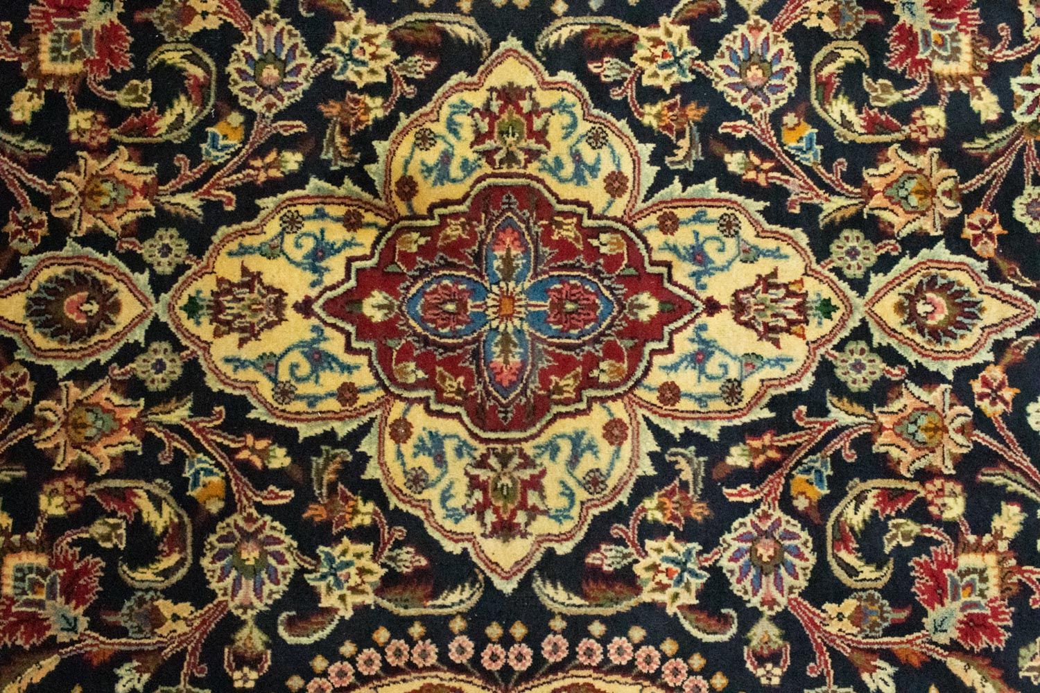 Alfombra persa - Clásica - 283 x 196 cm - negro