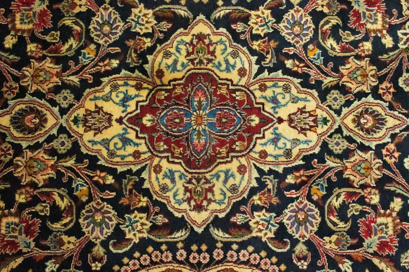 Alfombra persa - Clásica - 283 x 196 cm - negro