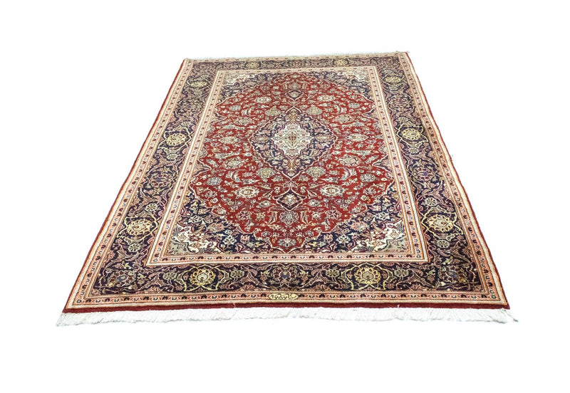 Alfombra persa - Keshan - 218 x 147 cm - rojo