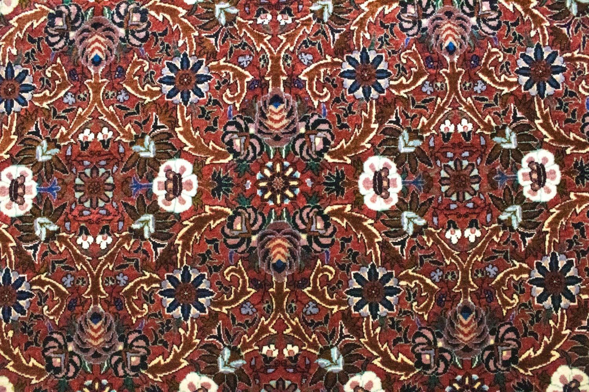 Alfombra persa - Bidjar - 298 x 207 cm - rojo