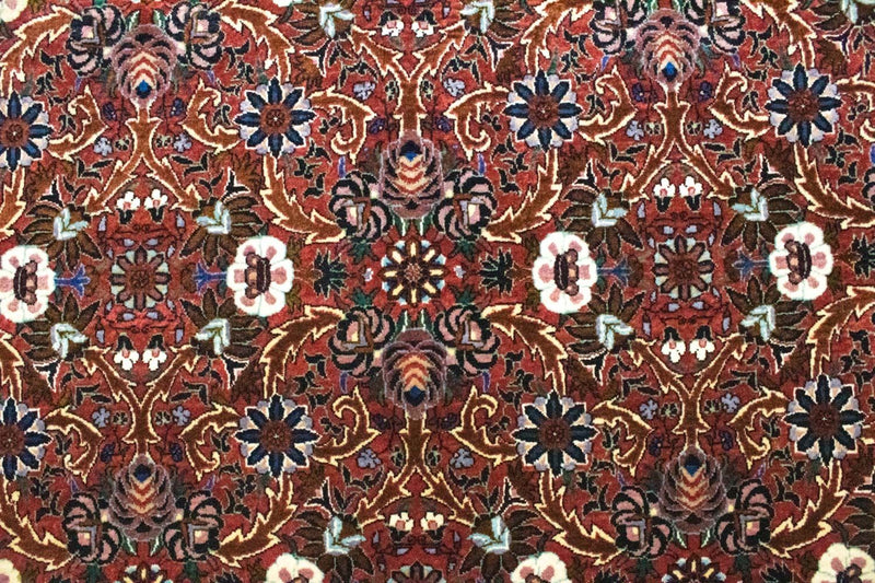 Alfombra persa - Bidjar - 298 x 207 cm - rojo