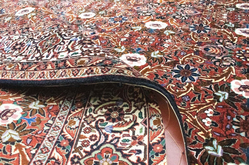 Alfombra persa - Bidjar - 298 x 207 cm - rojo