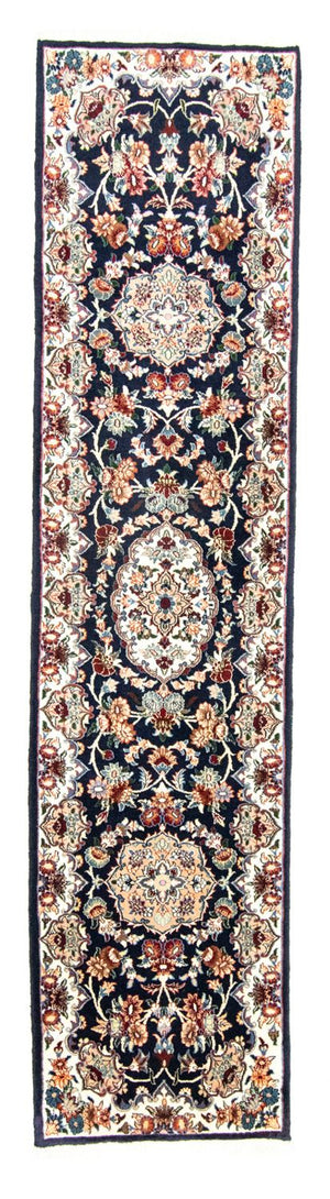 Alfombra de pasillo Alfombra persa - Clásica - 295 x 71 cm - azul