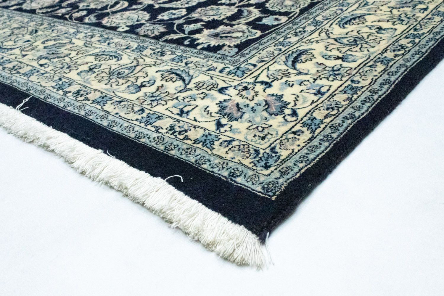 Alfombra persa - Keshan - 292 x 198 cm - azul