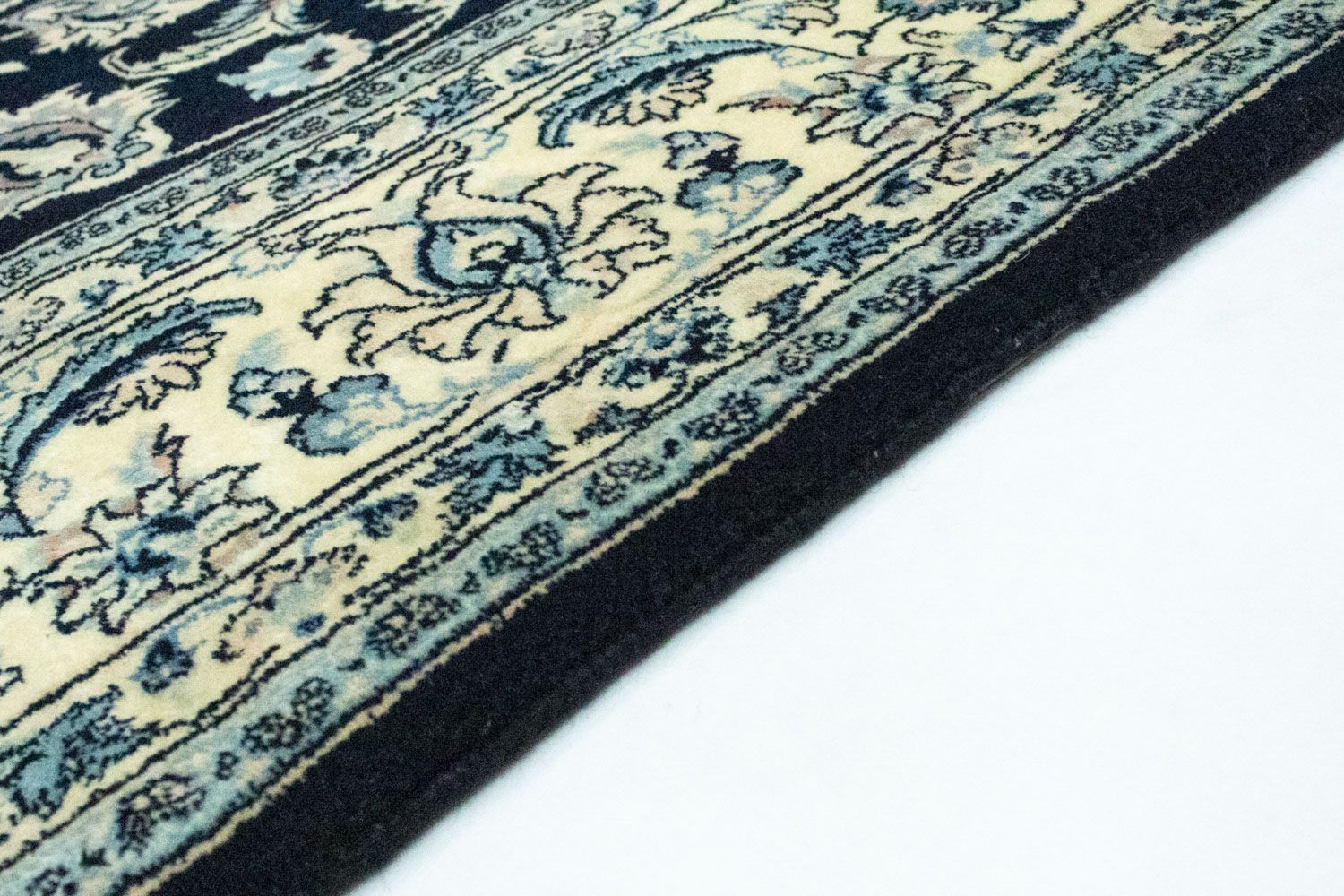 Alfombra persa - Keshan - 292 x 198 cm - azul