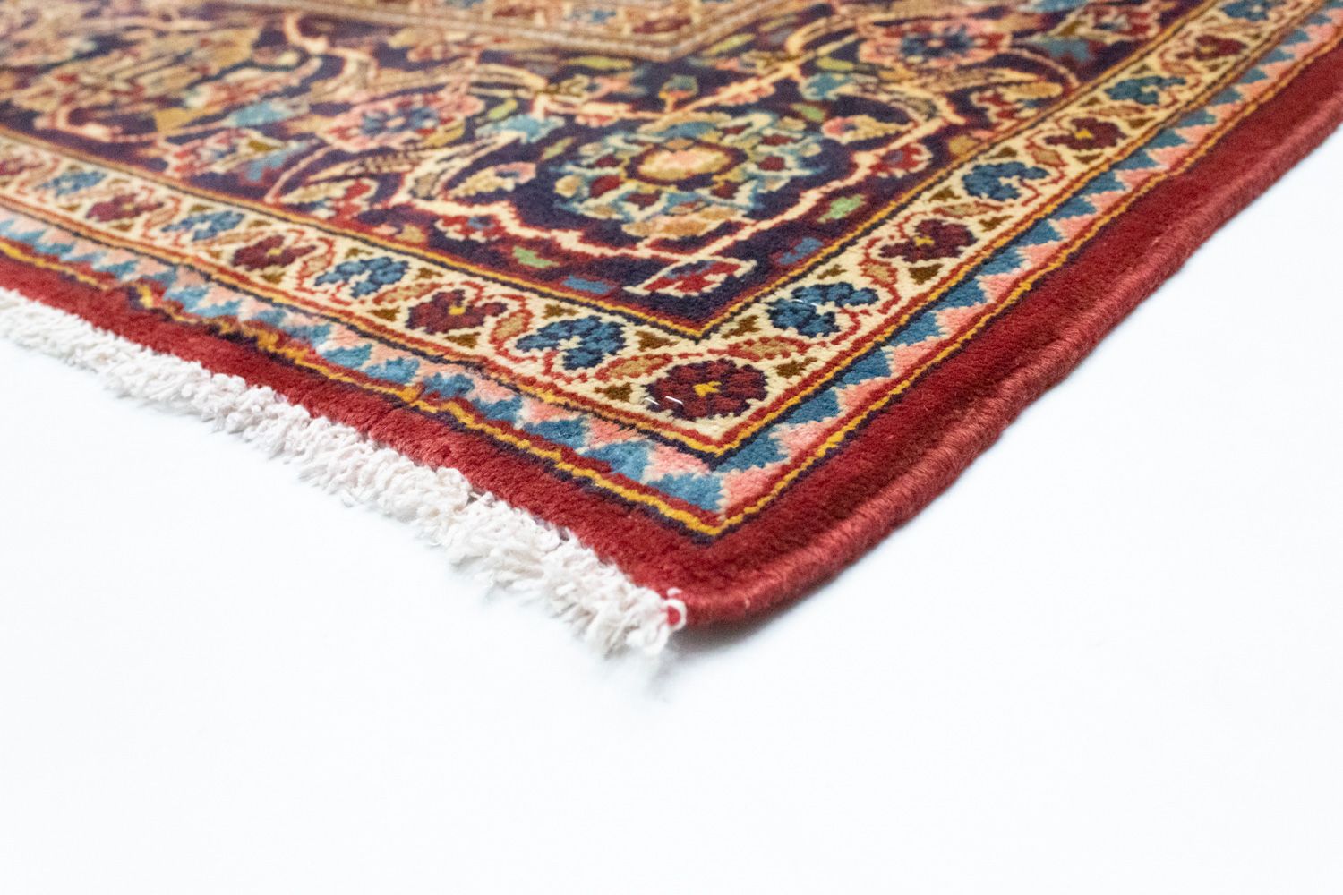 Alfombra persa - Keshan - 307 x 192 cm - rojo