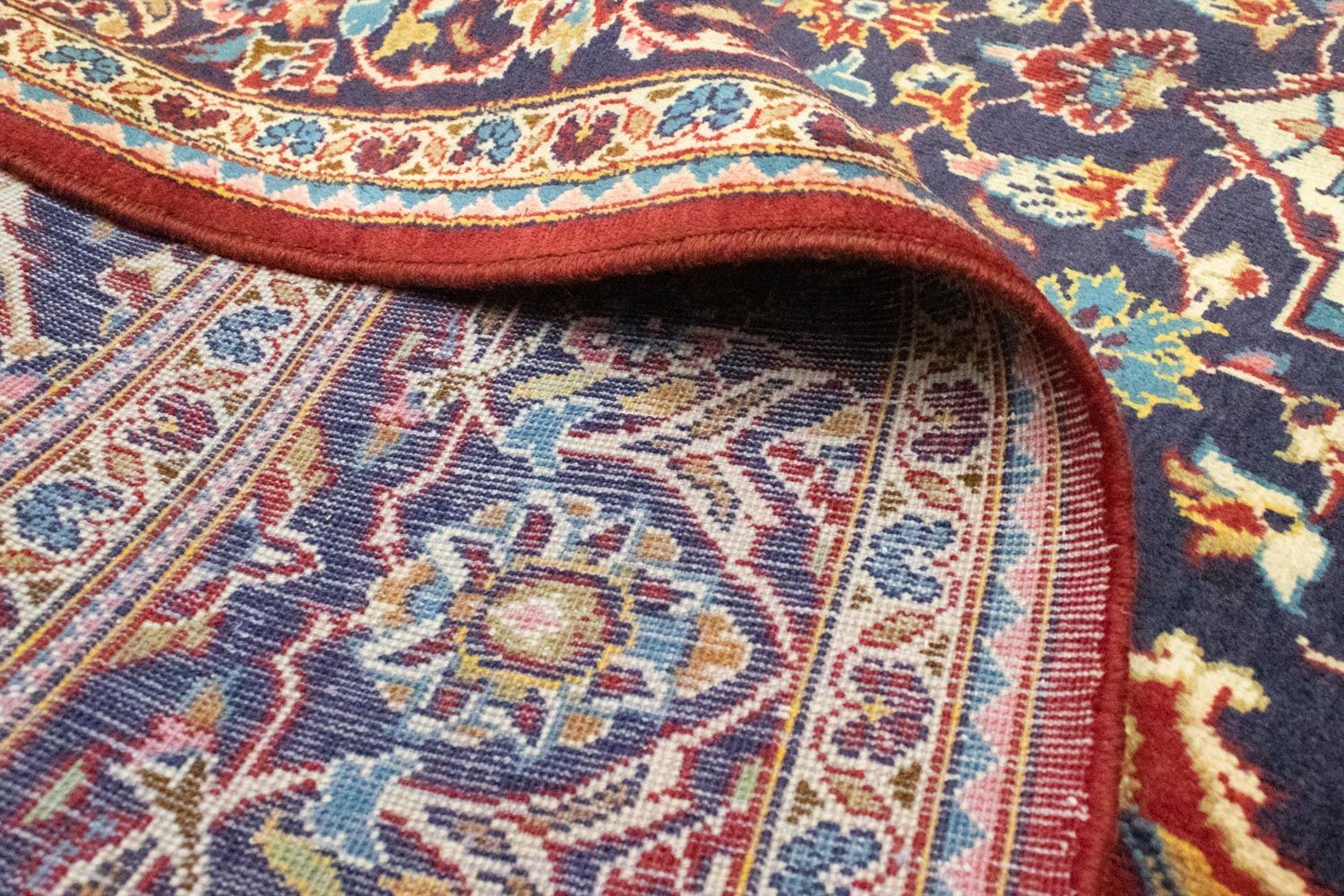 Alfombra persa - Keshan - 307 x 192 cm - rojo