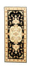 Alfombra de pasillo Alfombra Persa - Tabriz - Real - 191 x 72 cm - negro
