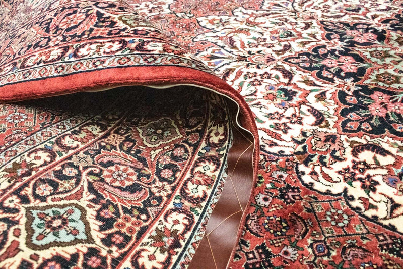 Alfombra persa - Bidjar - 313 x 205 cm - rojo