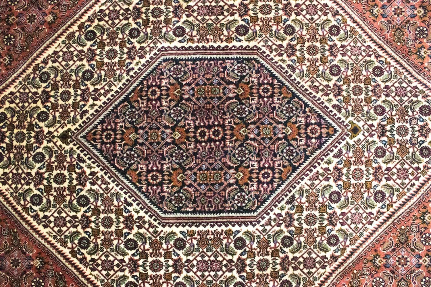 Alfombra persa - Bidjar - 303 x 205 cm - rojo