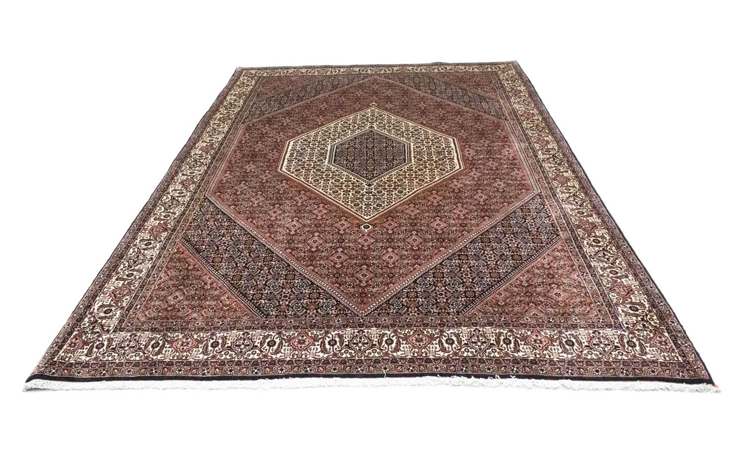 Alfombra persa - Bidjar - 303 x 205 cm - rojo