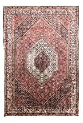 Alfombra persa - Bidjar - 300 x 204 cm - rojo