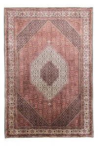 Alfombra persa - Bidjar - 300 x 204 cm - rojo