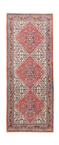 Alfombra de pasillo Alfombra persa - Bidjar - 158 x 61 cm - rojo