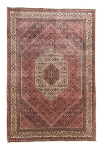 Alfombra persa - Bidjar - 310 x 207 cm - rojo