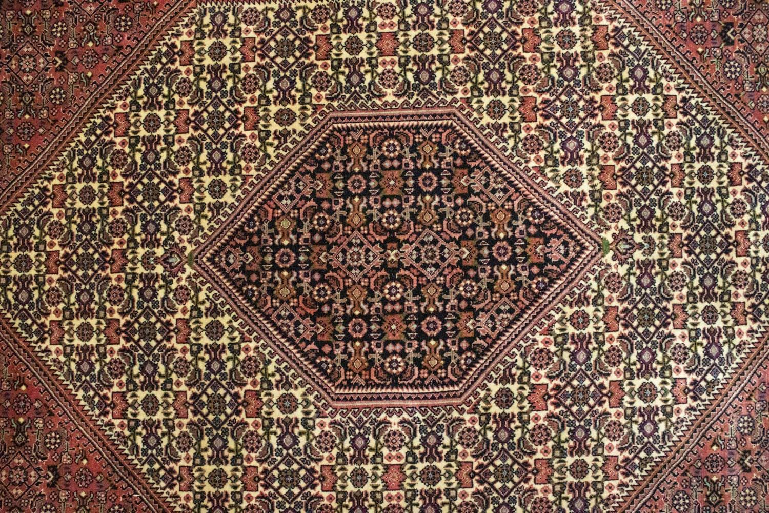 Alfombra persa - Bidjar - 310 x 207 cm - rojo