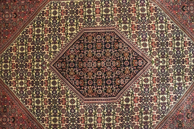 Alfombra persa - Bidjar - 310 x 207 cm - rojo