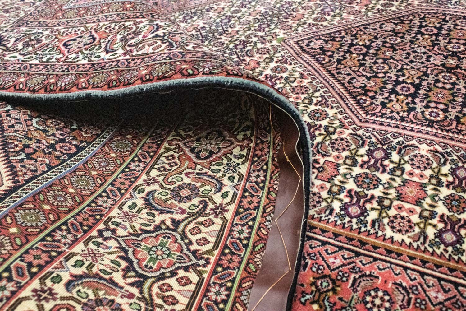 Alfombra persa - Bidjar - 310 x 207 cm - rojo