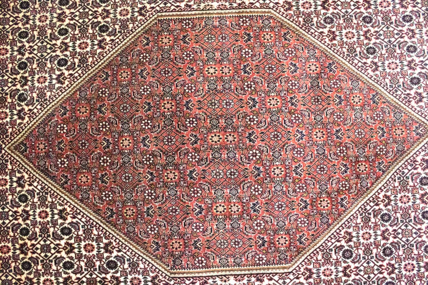 Alfombra persa - Bidjar - 324 x 208 cm - rojo