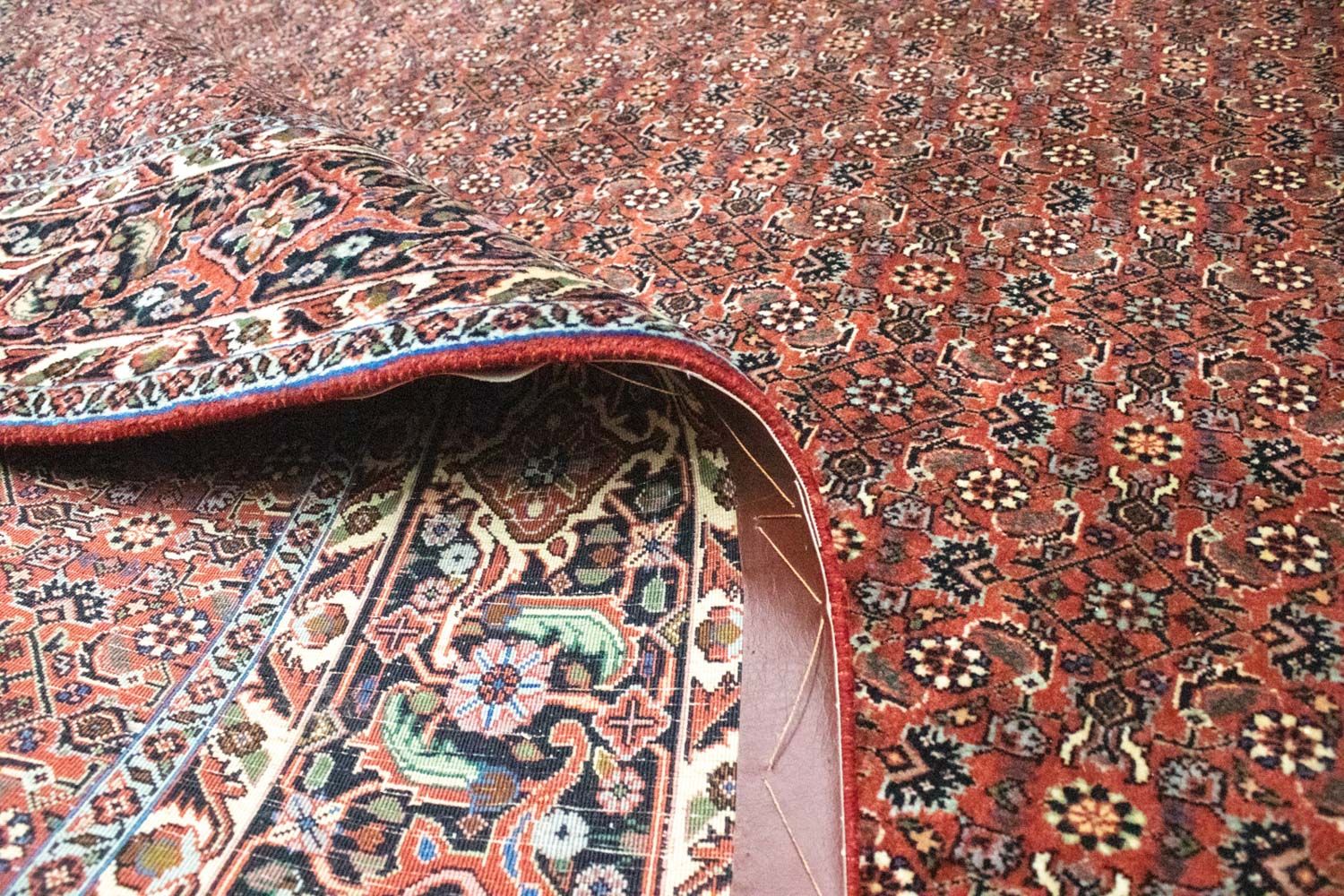 Alfombra persa - Bidjar - 305 x 200 cm - rojo