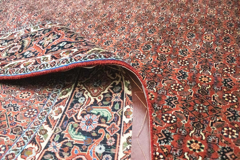Alfombra persa - Bidjar - 305 x 200 cm - rojo