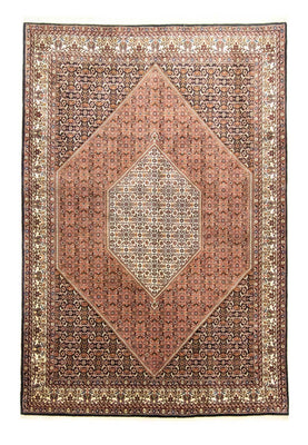 Alfombra persa - Bidjar - 298 x 203 cm - rojo