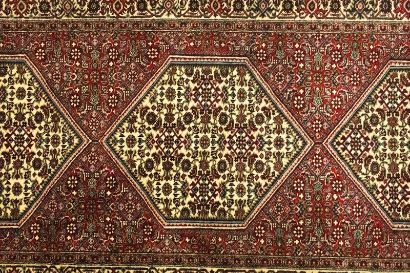 Alfombra de pasillo Alfombra persa - Bidjar - 200 x 89 cm - rojo