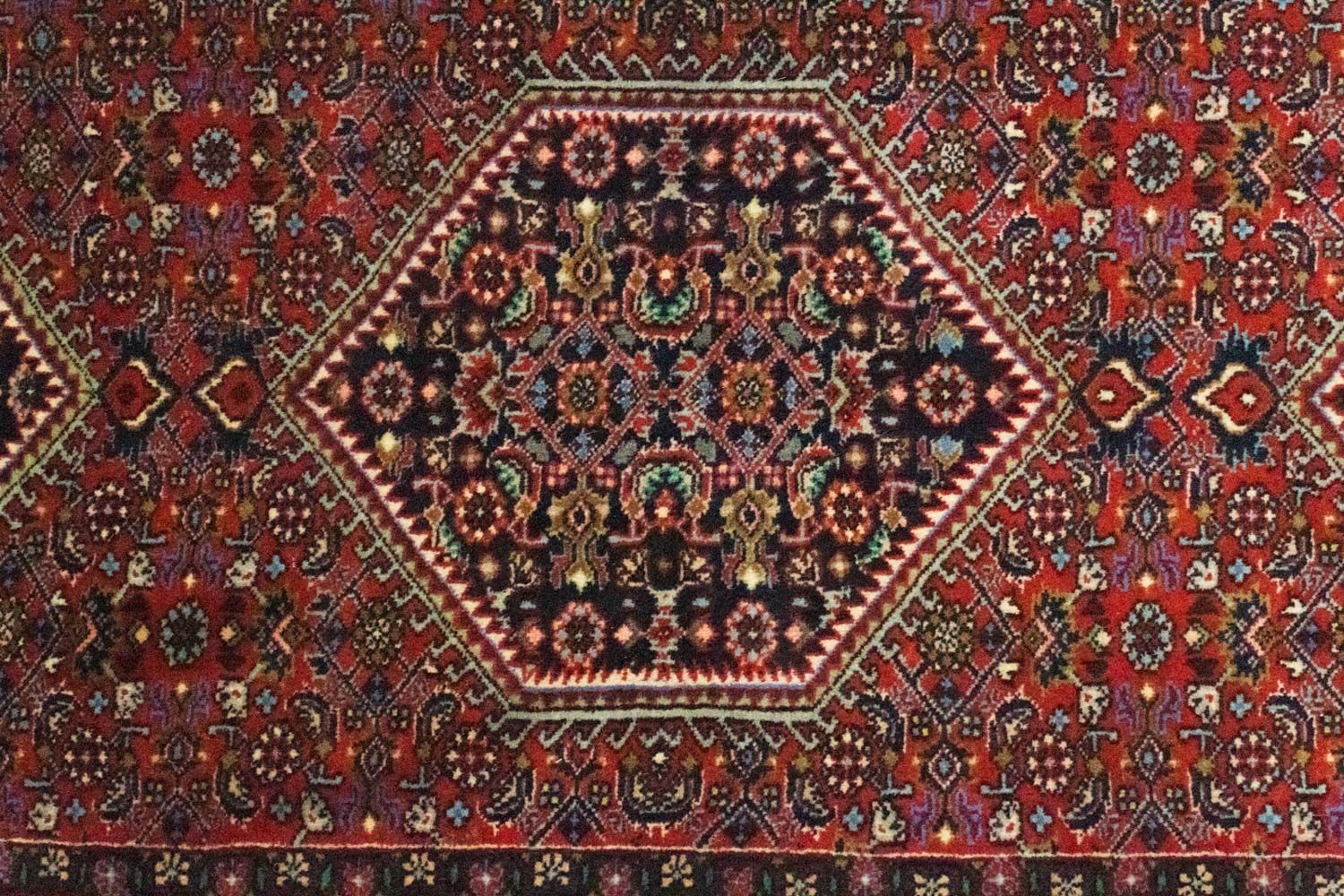 Alfombra de pasillo Alfombra persa - Bidjar - 187 x 75 cm - rojo