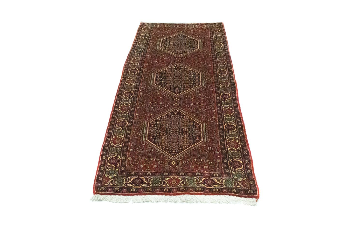 Alfombra de pasillo Alfombra persa - Bidjar - 187 x 75 cm - rojo