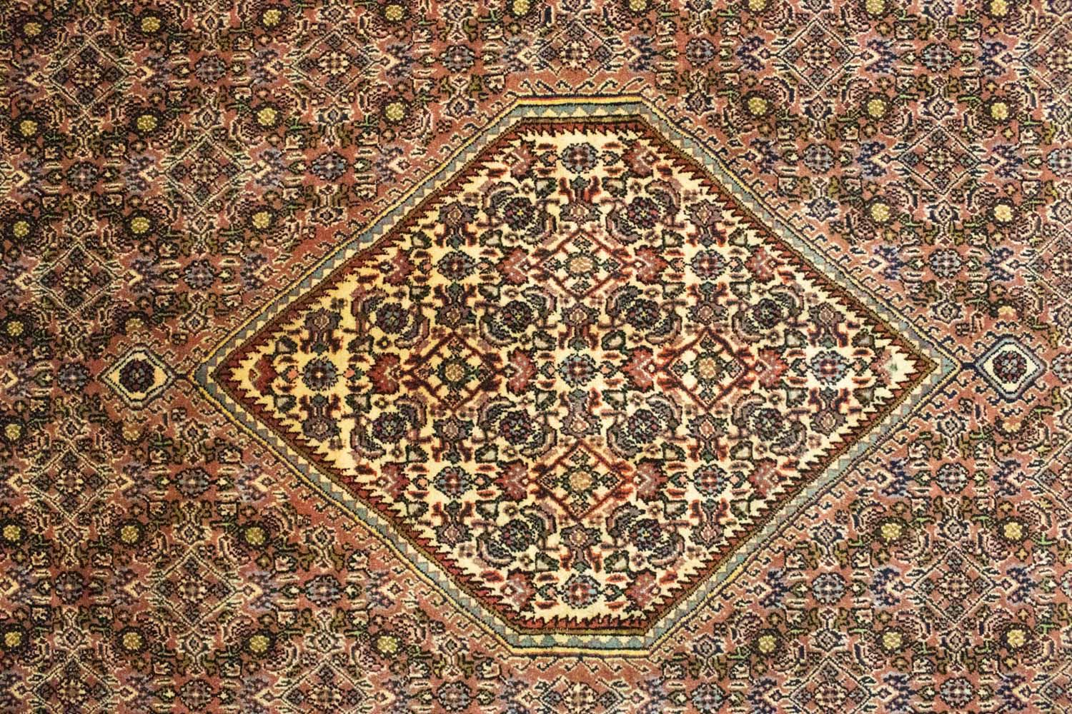 Alfombra persa - Bidjar - 304 x 203 cm - rojo