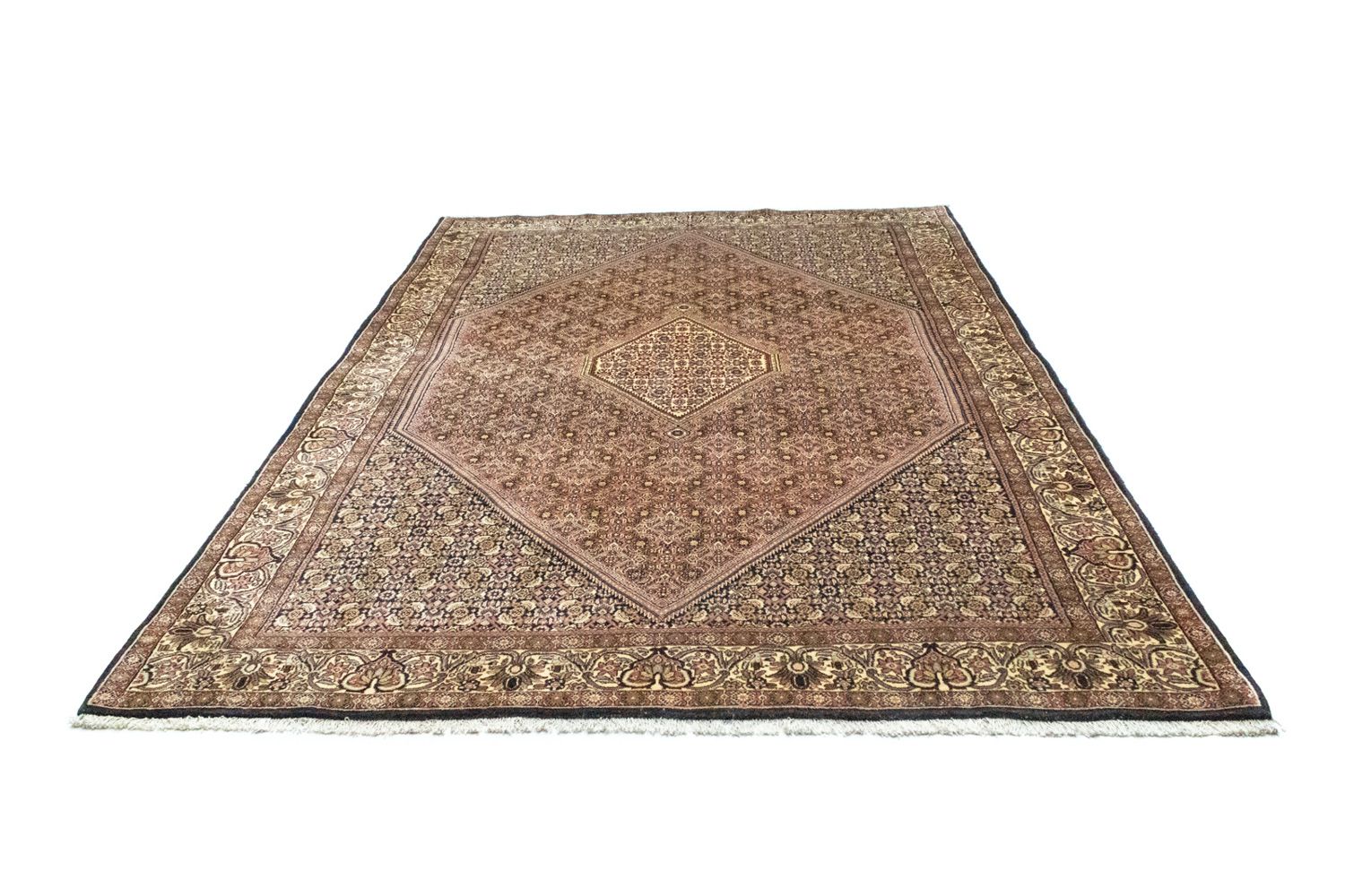Alfombra persa - Bidjar - 304 x 203 cm - rojo