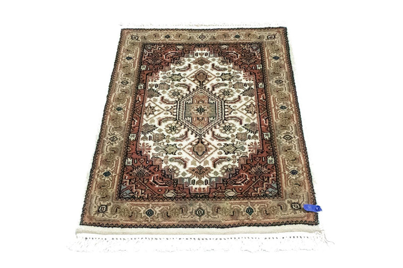 Alfombra persa - Bidjar - 90 x 60 cm - beige