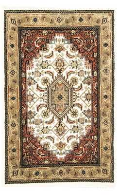 Alfombra persa - Bidjar - 90 x 60 cm - beige