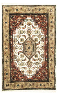 Alfombra persa - Bidjar - 90 x 60 cm - beige