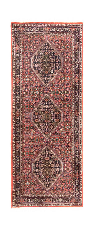 Alfombra de pasillo Alfombra persa - Bidjar - 165 x 62 cm - rojo
