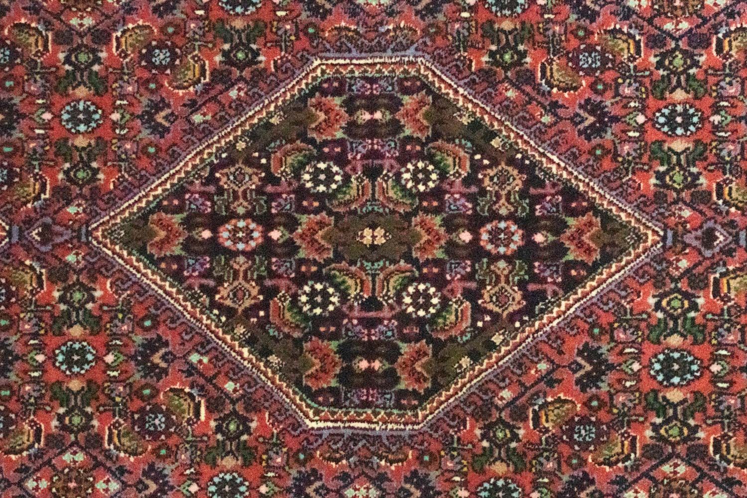 Alfombra de pasillo Alfombra persa - Bidjar - 165 x 62 cm - rojo