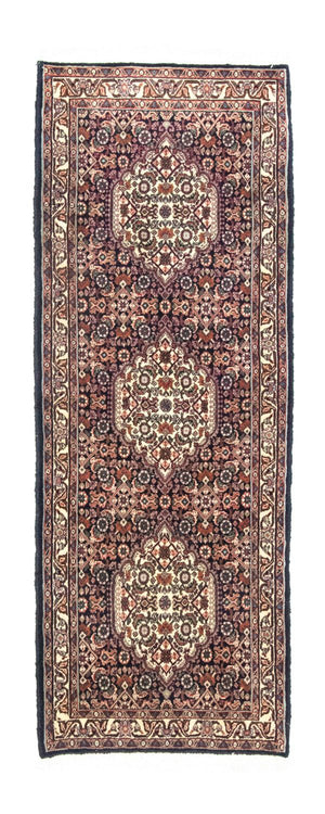 Alfombra de pasillo Alfombra persa - Bidjar - 163 x 60 cm - azul oscuro