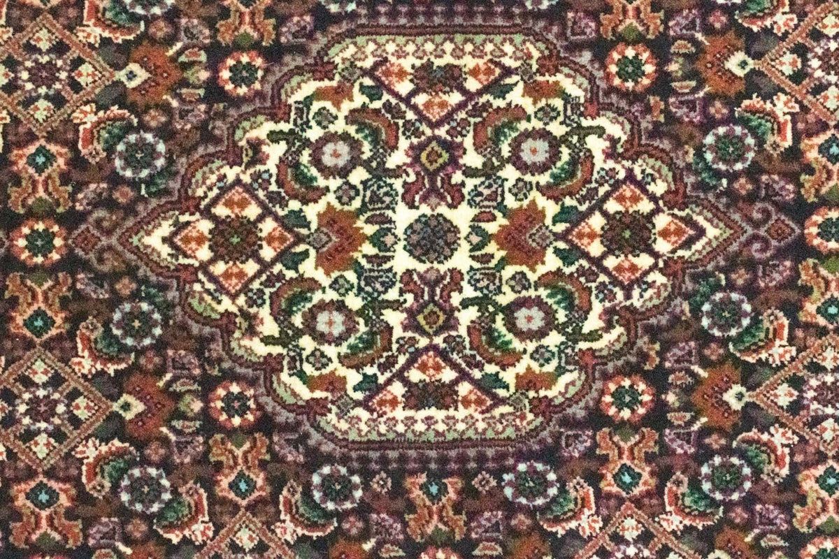 Alfombra de pasillo Alfombra persa - Bidjar - 163 x 60 cm - azul oscuro