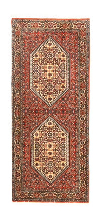 Alfombra de pasillo Alfombra persa - Bidjar - 153 x 63 cm - rojo