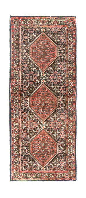 Alfombra de pasillo Alfombra persa - Bidjar - 156 x 65 cm - rojo