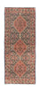 Alfombra de pasillo Alfombra persa - Bidjar - 156 x 65 cm - rojo