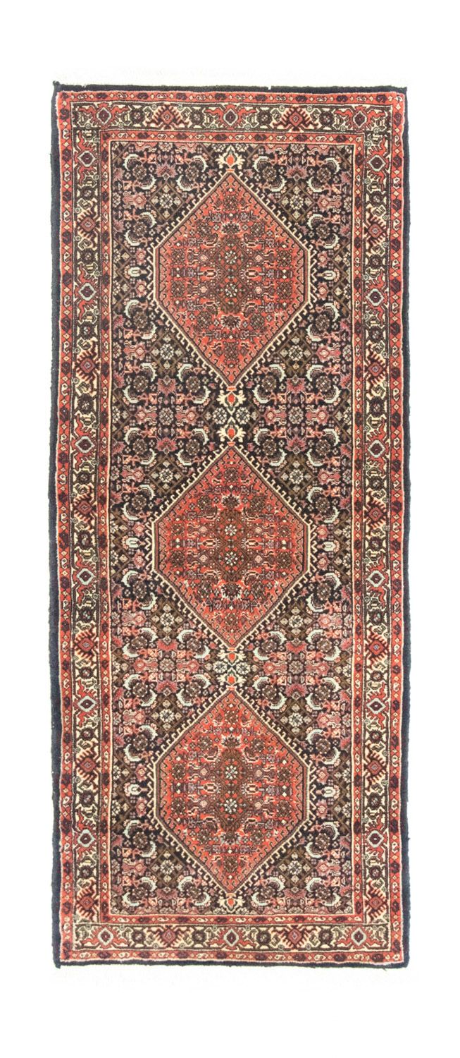 Alfombra de pasillo Alfombra persa - Bidjar - 156 x 65 cm - rojo