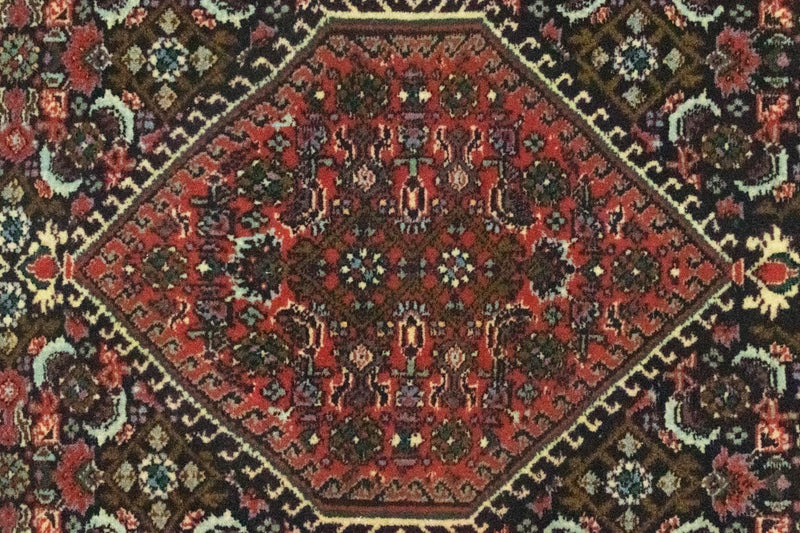 Alfombra de pasillo Alfombra persa - Bidjar - 156 x 65 cm - rojo