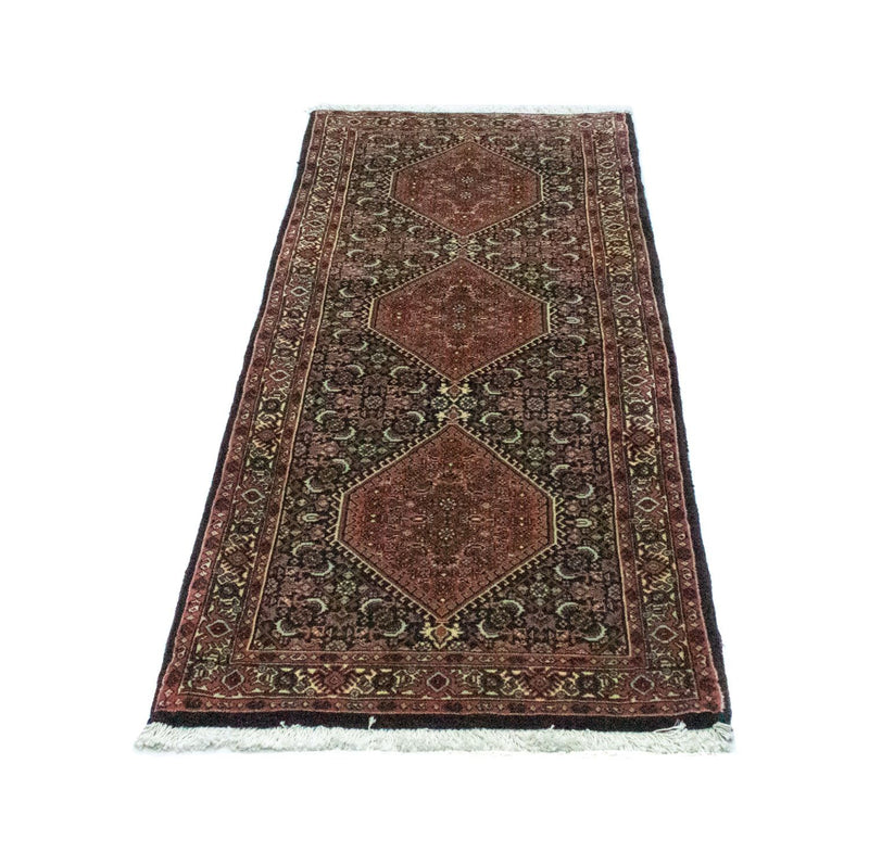 Alfombra de pasillo Alfombra persa - Bidjar - 156 x 65 cm - rojo