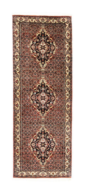 Alfombra de pasillo Alfombra persa - Bidjar - 190 x 72 cm - marrón