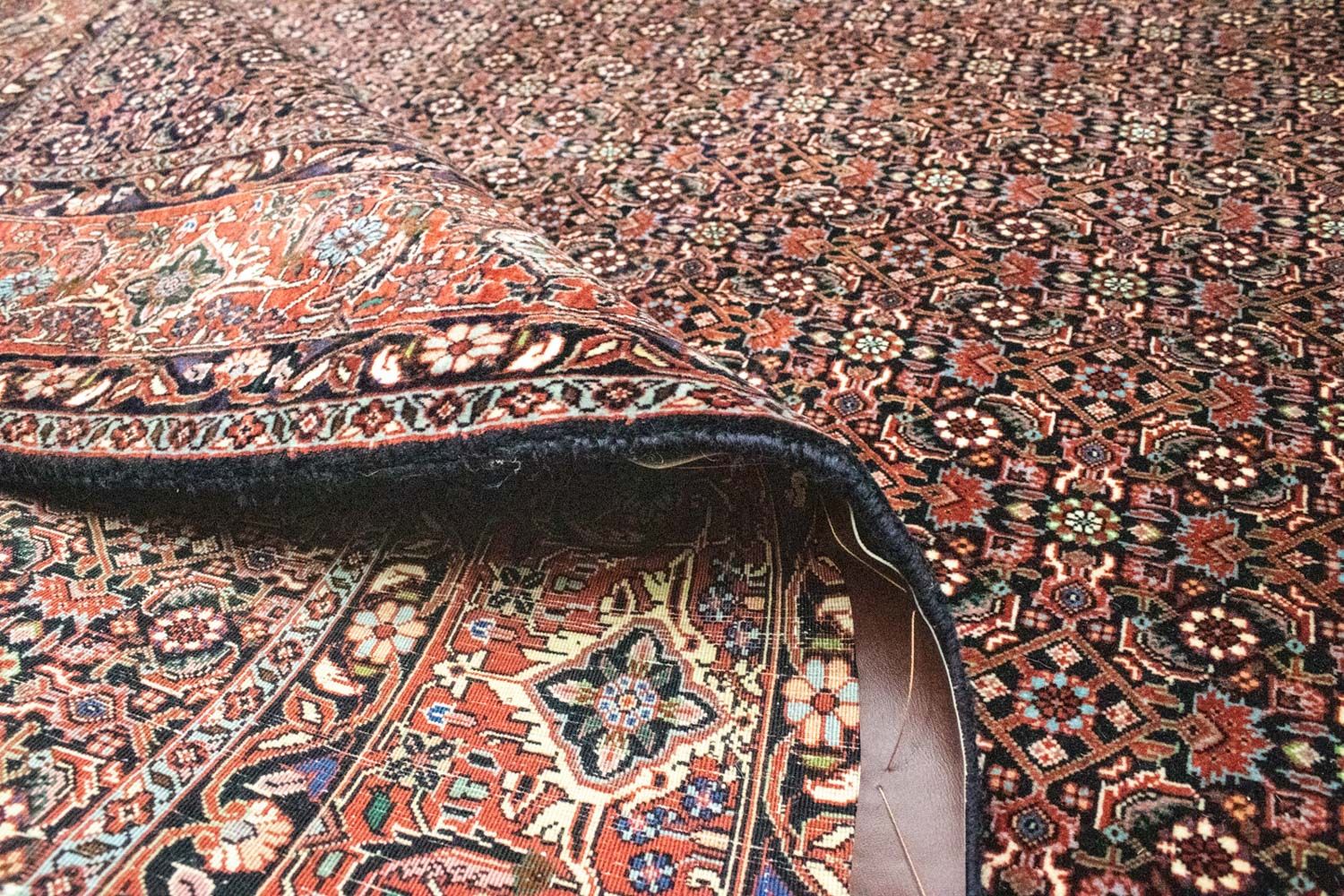 Alfombra persa - Bidjar - 287 x 195 cm - azul