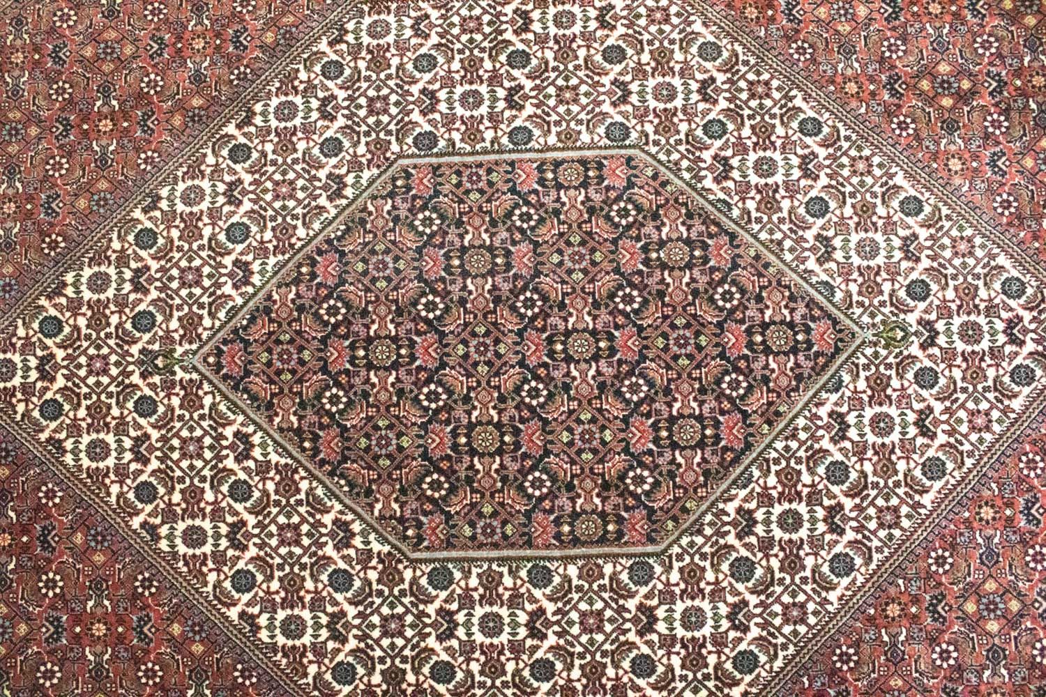 Alfombra persa - Bidjar - 300 x 204 cm - rojo