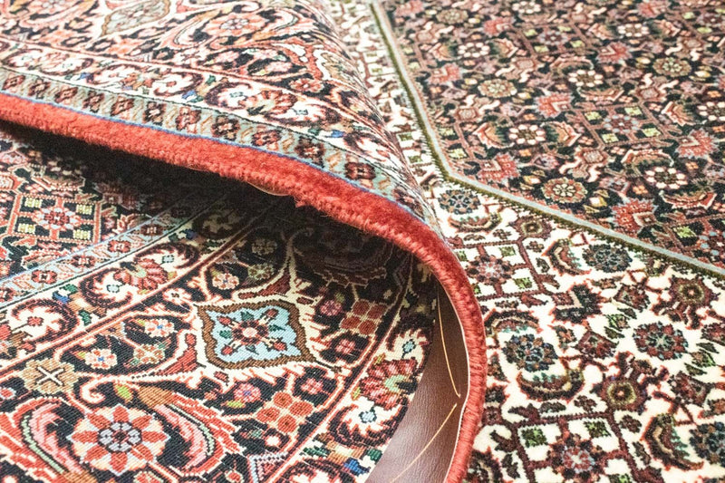 Alfombra persa - Bidjar - 300 x 204 cm - rojo
